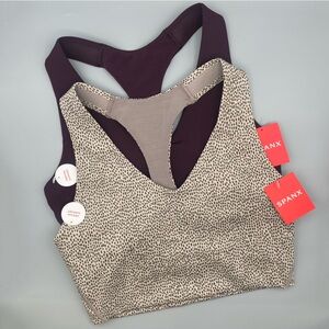 NWT Bundle of Spanx Longline Racerback Core Sports Bras, Size XS